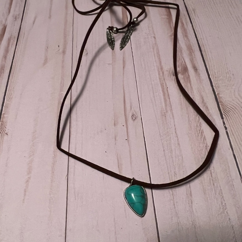 Turquoise Drop Necklace